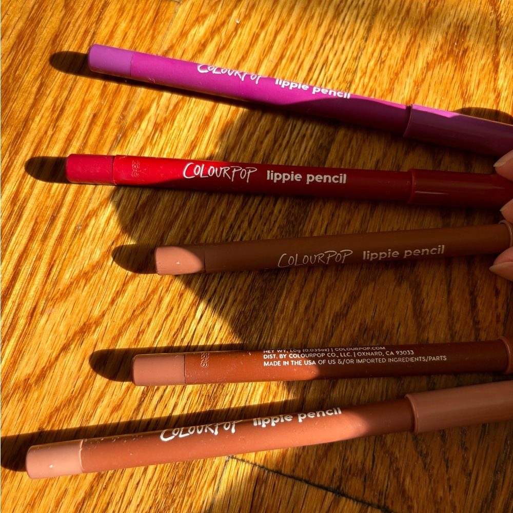 Various Colourpop Lippie Pencils